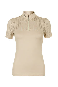 Funktionsshirt Star Gold Young Riders Kurzarm - Beige
