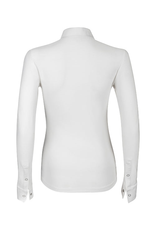 Kannan Turniershirt Langarm - White