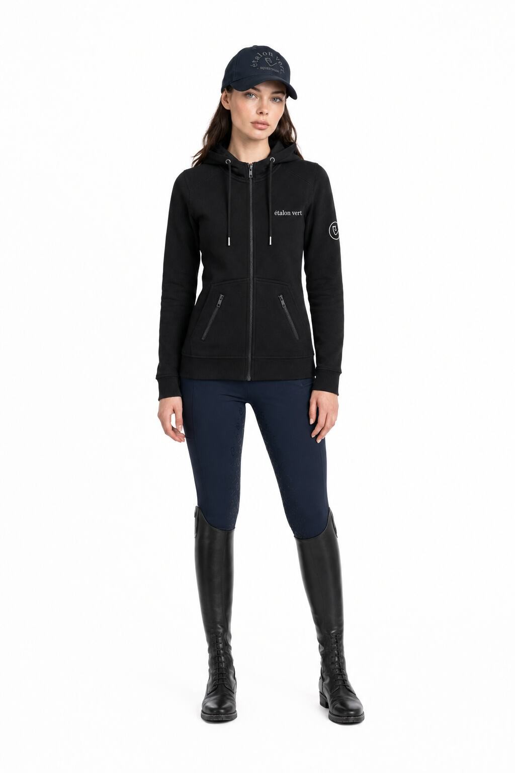 Carthago Zip Jacke - Aachen Riders Club - Black