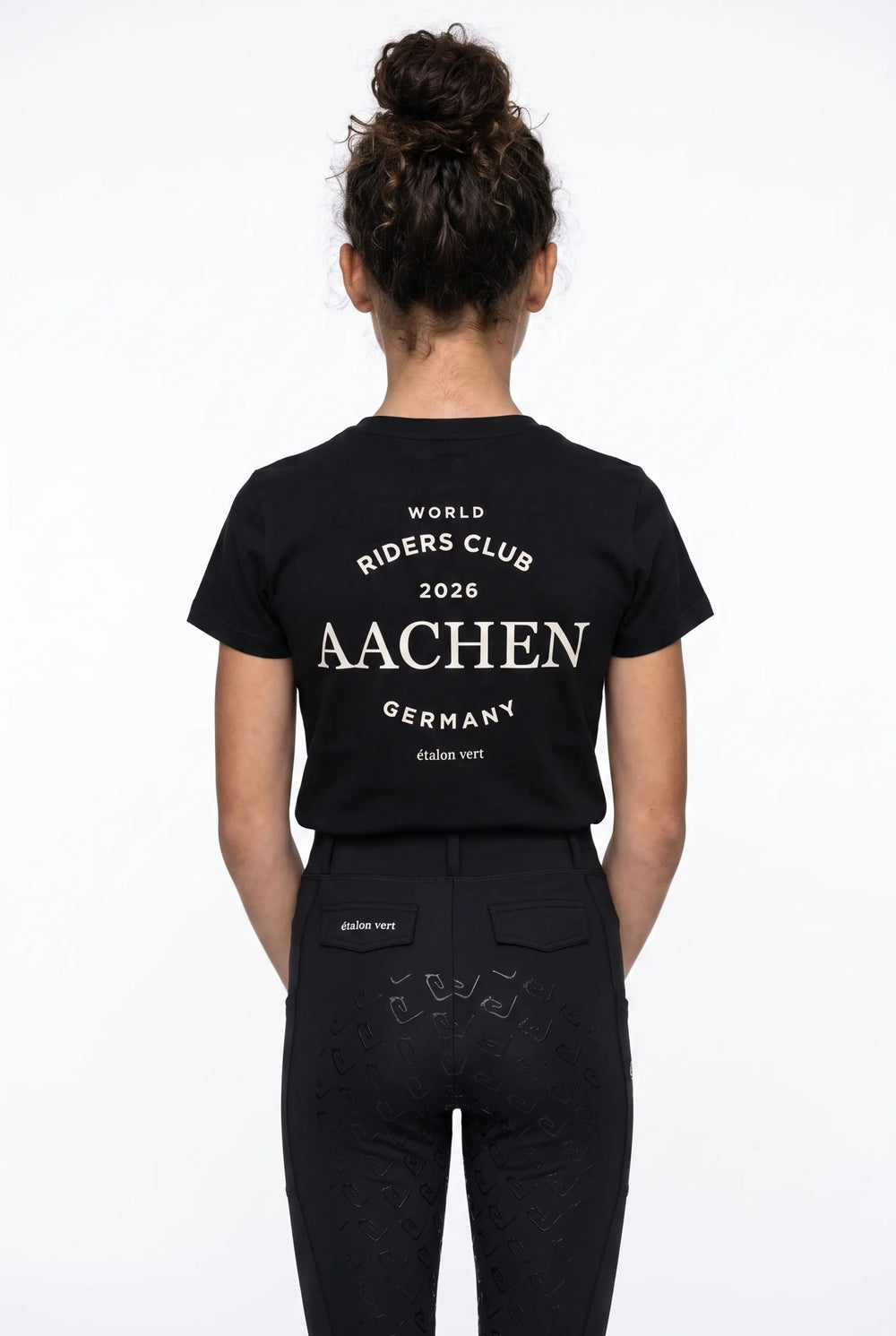 Logoshirt Quiwi Dream Young Riders - Aachen Riders Club - Black