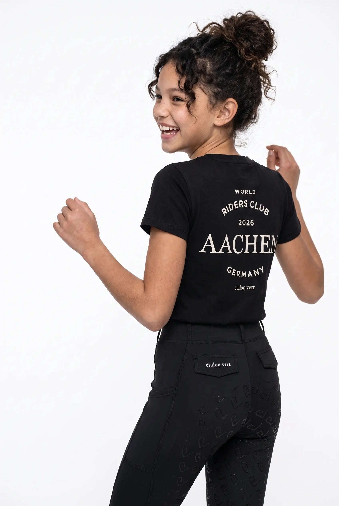 Logoshirt Quiwi Dream Young Riders - Aachen Riders Club - Black