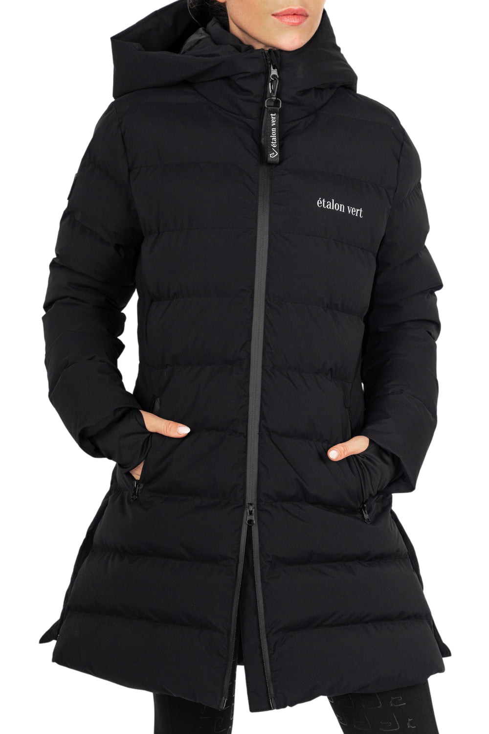 Totilas 2.0 Winter Coat - Black - Slim Fit