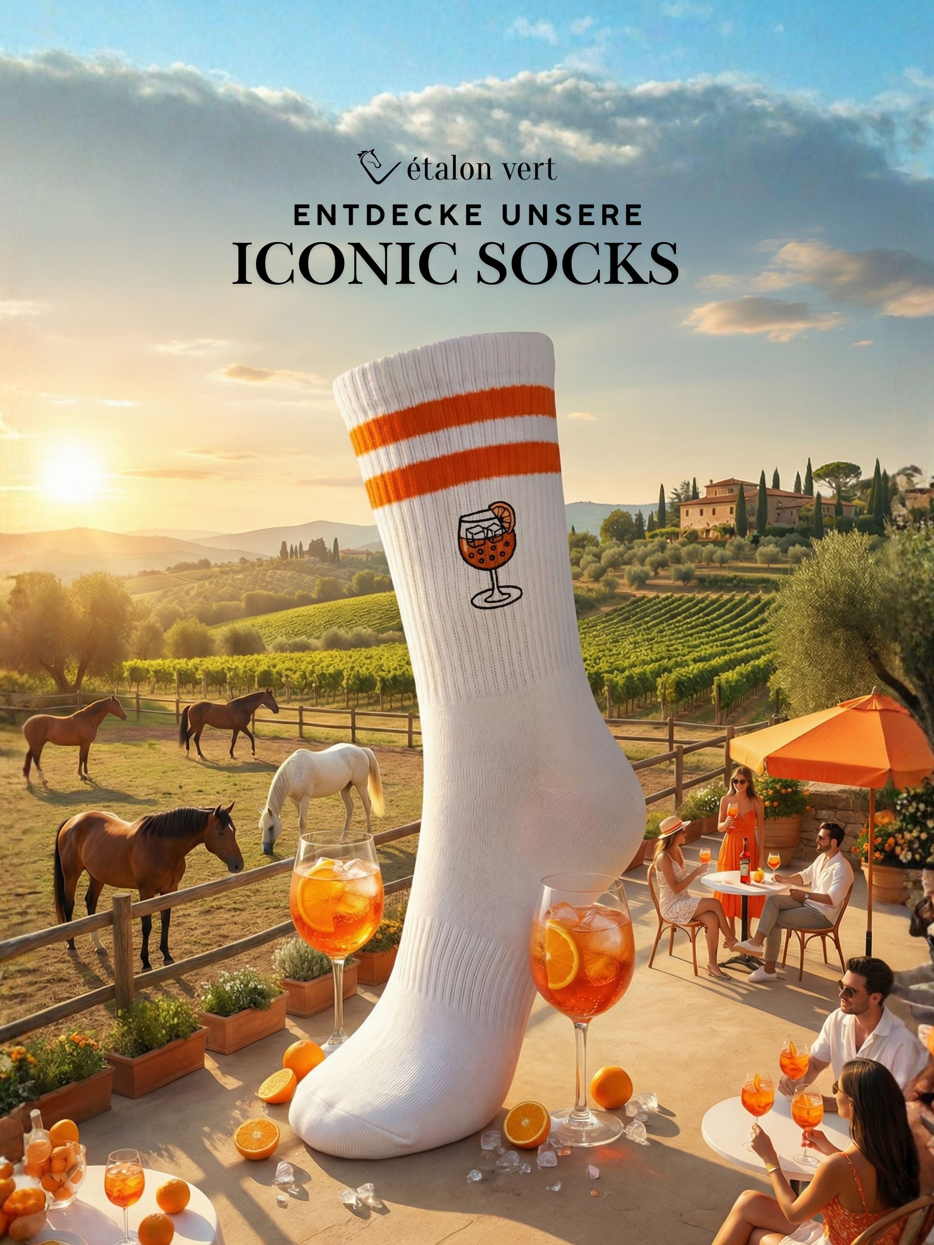 Sports Socks - Orange Spritz Icon