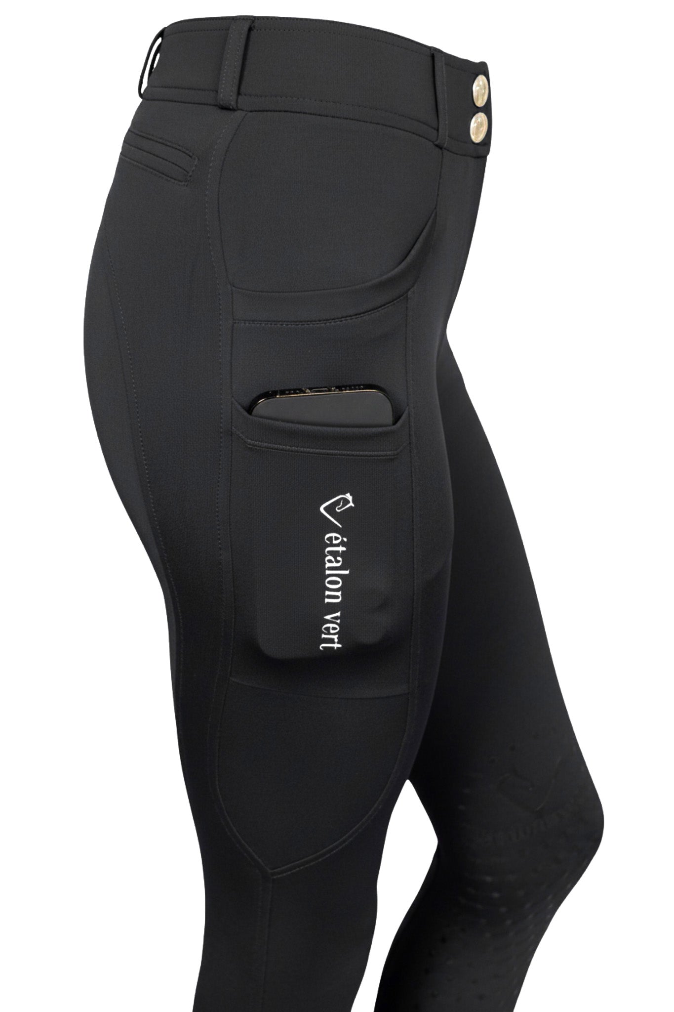 Belissimo 2.0 - Compression Reithose Kniegrip - Black