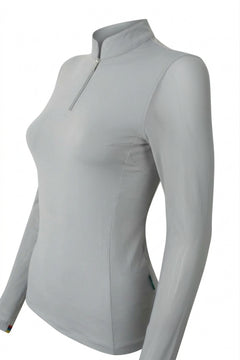 Contendro 2.0 Funktionsshirt Langarm - Mesh - Light Grey - Young Riders