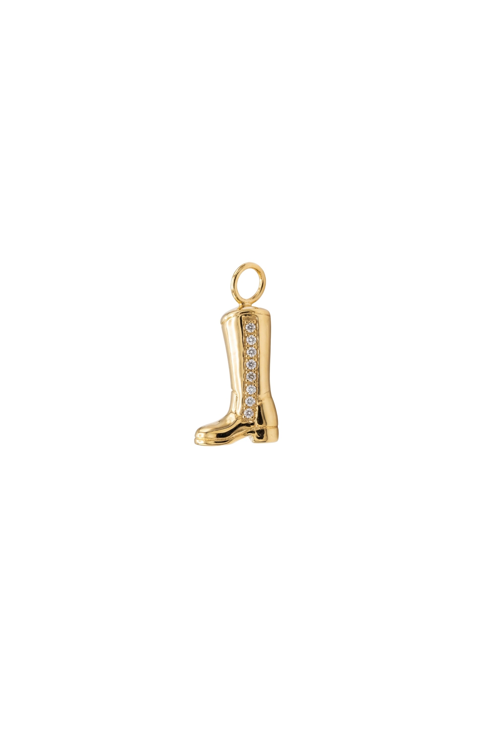 Halskette - Charm - Stiefel - Gold
