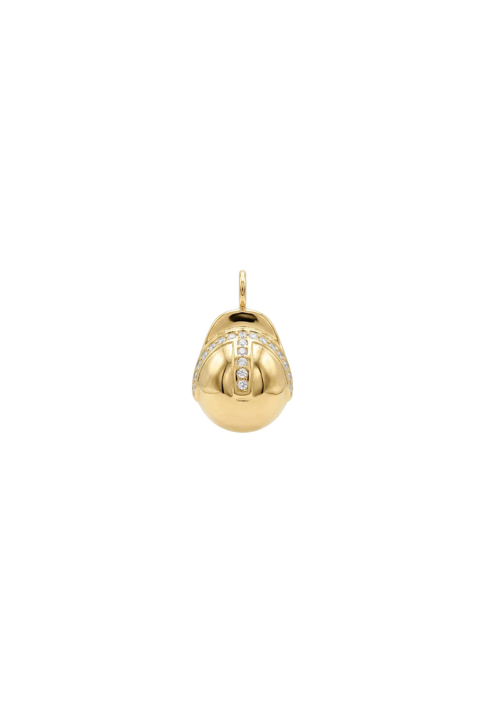 Charm pour collier – Casque – Or