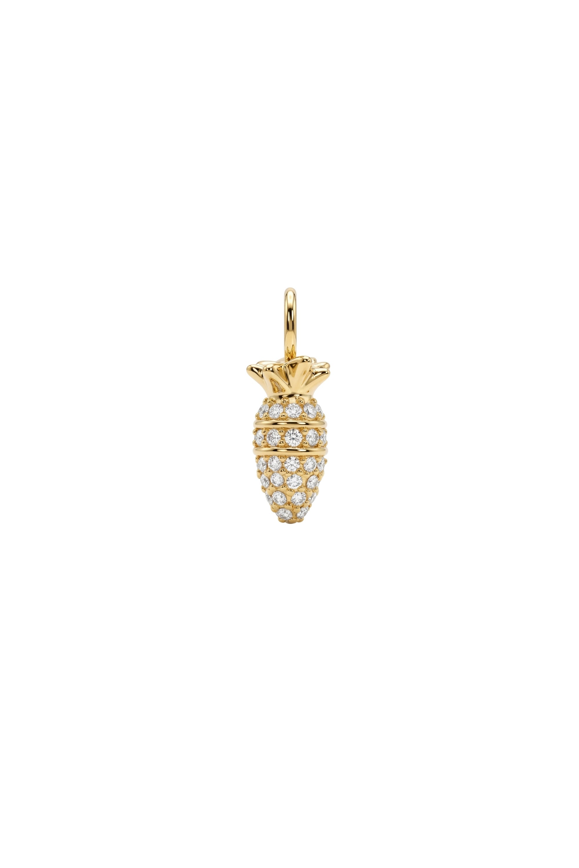 Halskette - Charm - Karotte - Gold