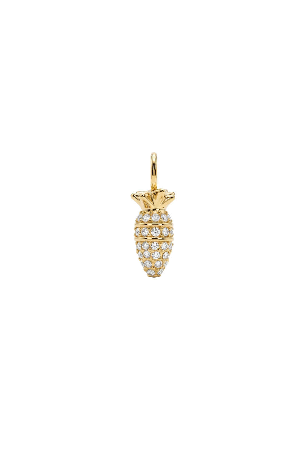 Charm pour collier – Carotte – Or