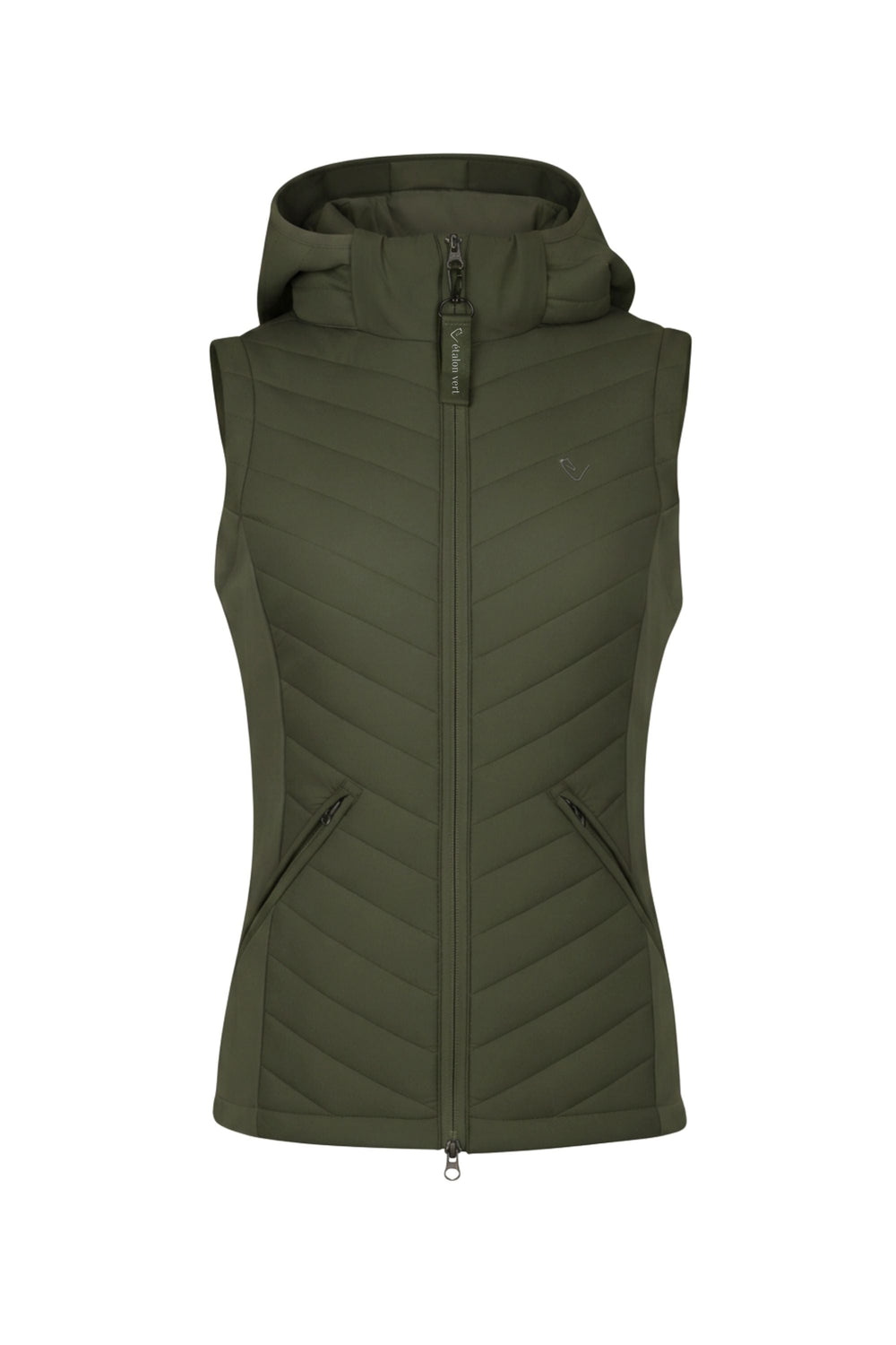 Cassini Quilted Vest - Olive