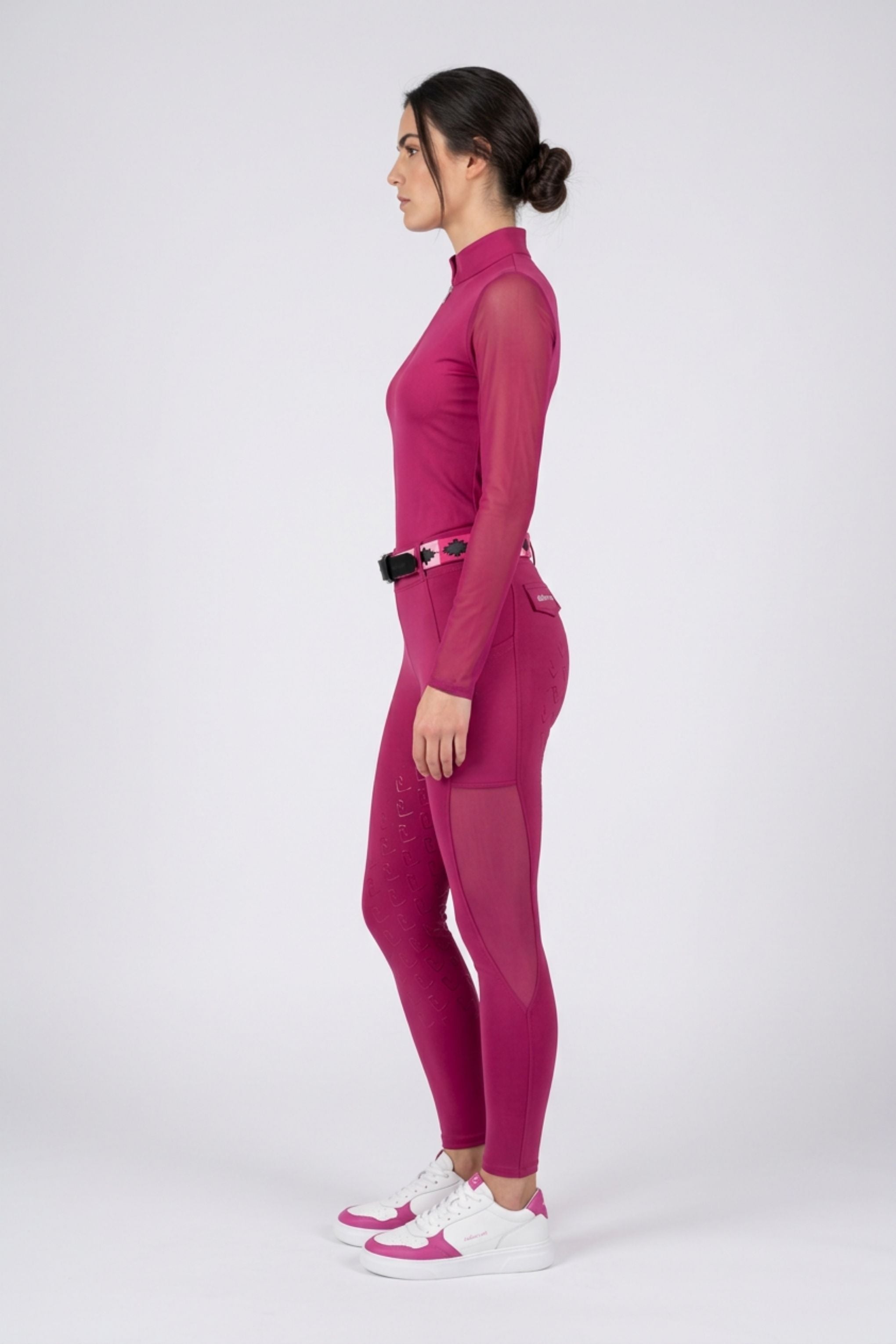 Contendro 2.0 Funktionsshirt Langarm - Mesh - Very Berry