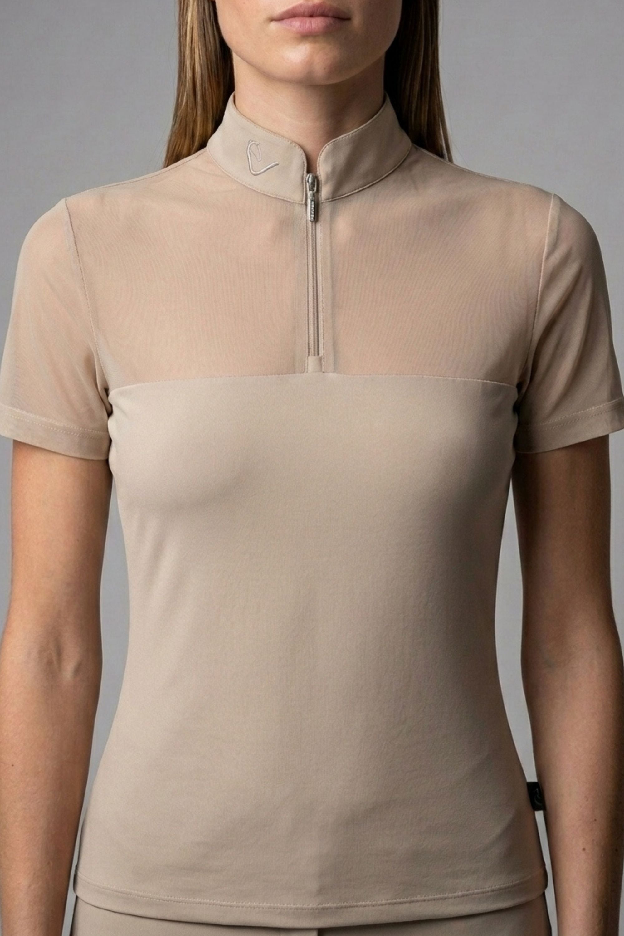 Star Gold Kurzarm Mesh - Beige