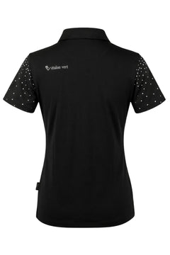 Funktionsshirt Star Gold Mesh - Black - Glitter Edition - Young Riders