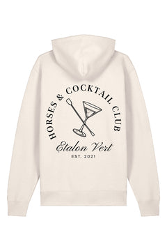 Pharos 2.0 Oversize Fit Hoodie - Horses & Cocktail - Off-White