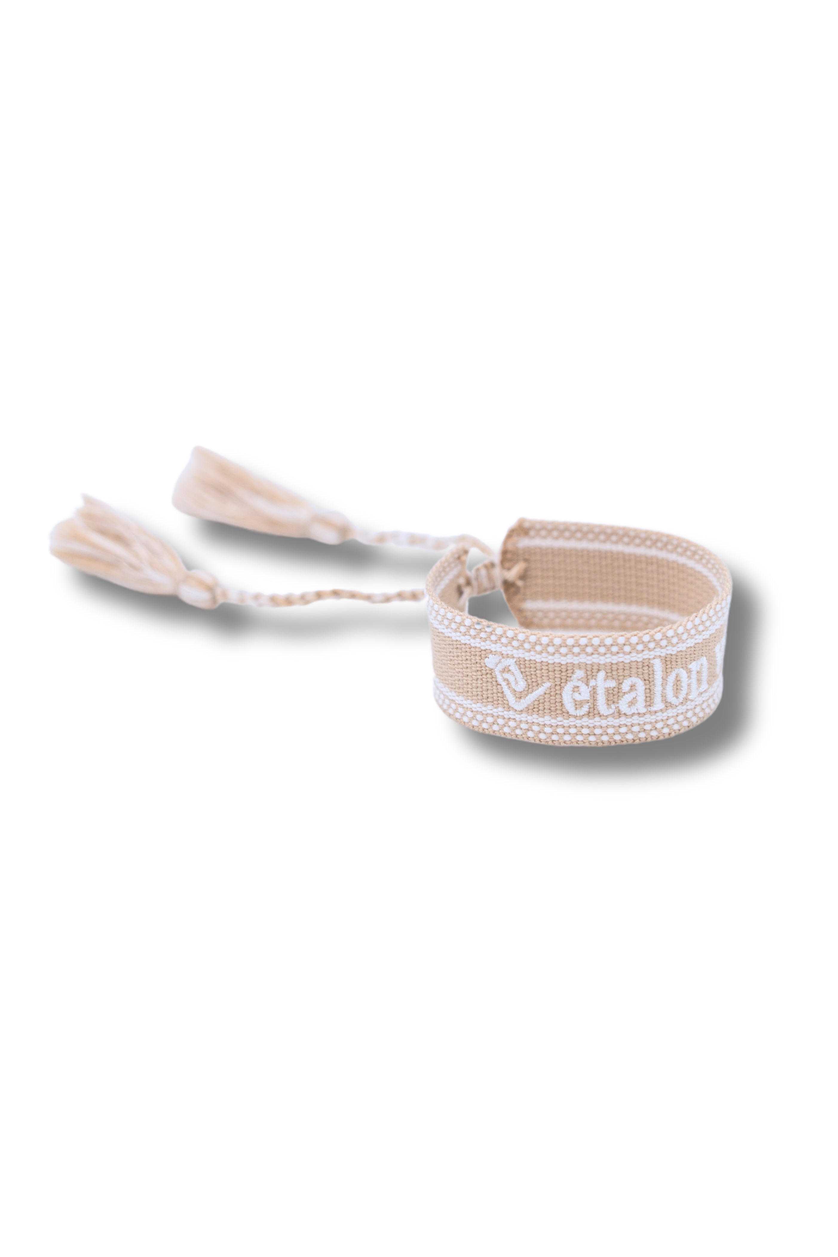Wristband - étalon vert - Beige