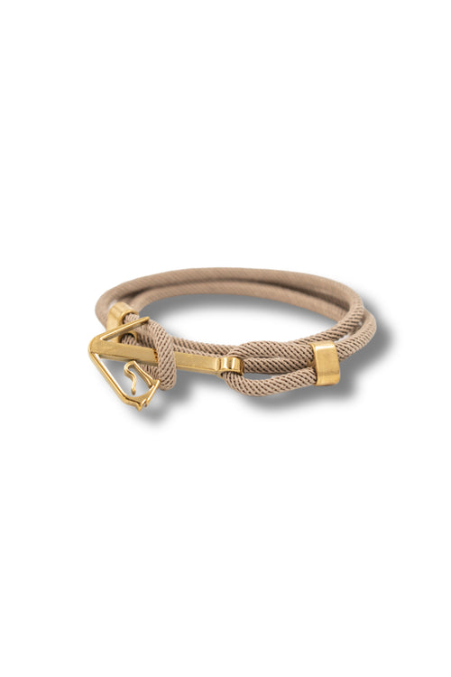 Signature Bracelet - Beige/Gold