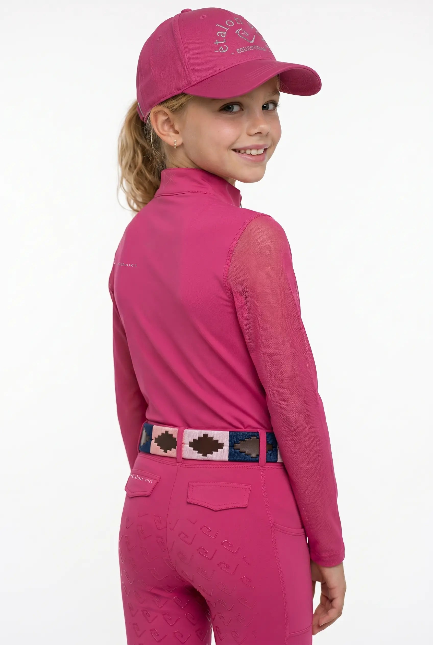 Contendro 2.0 Funktionsshirt Langarm - Mesh - Very Berry - Young Riders