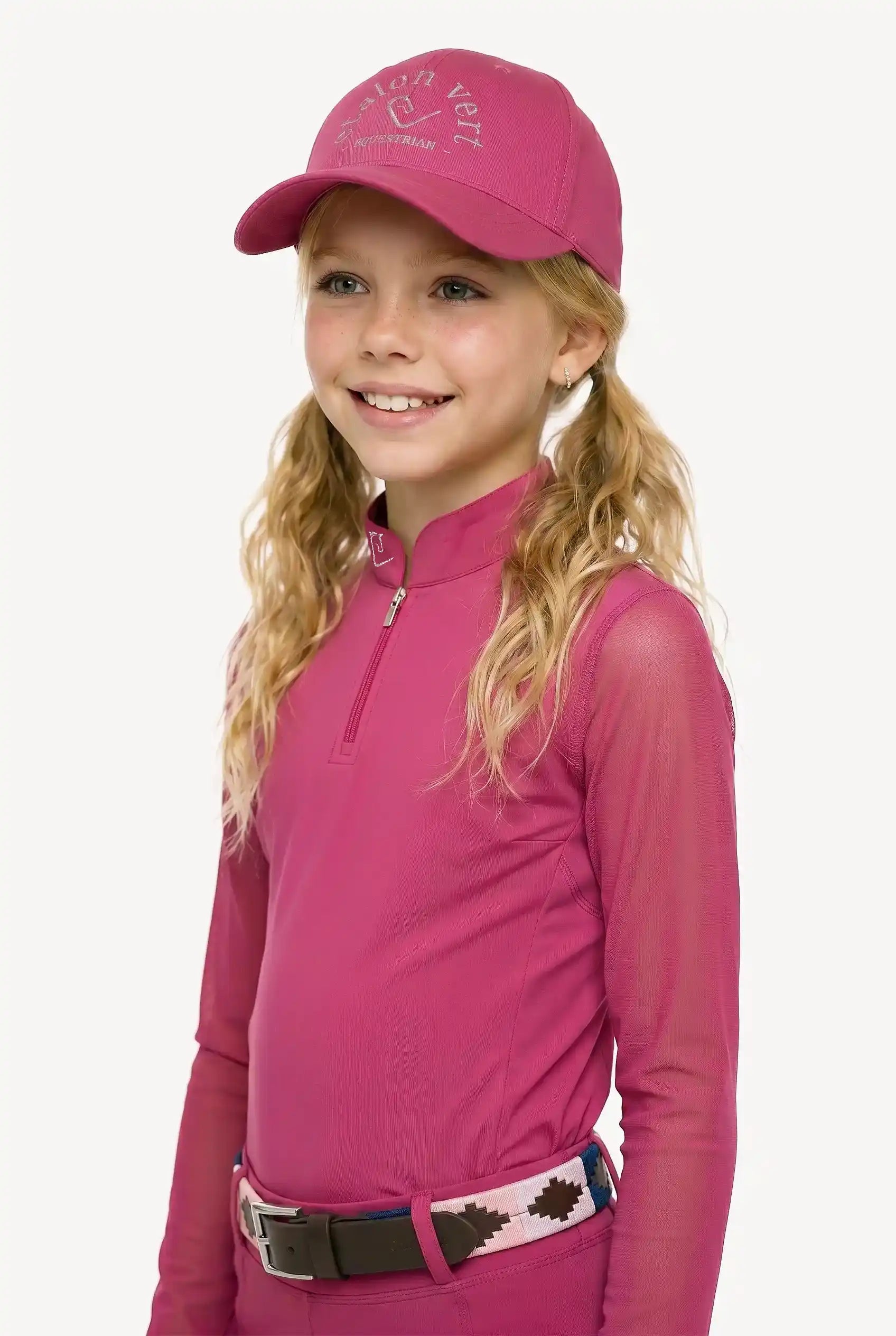 Contendro 2.0 Funktionsshirt Langarm - Mesh - Very Berry - Young Riders
