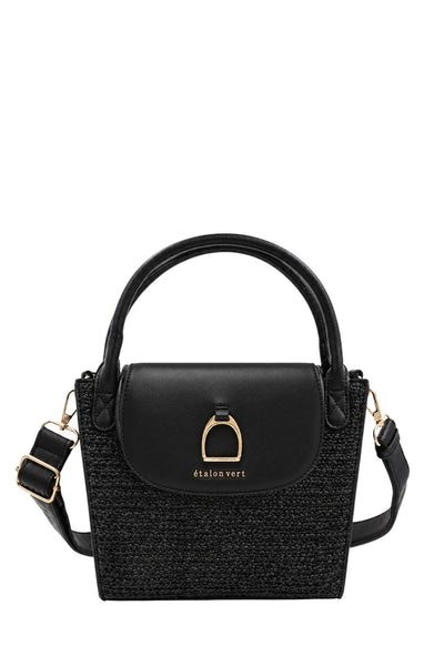 étalon vert x WIND & VIBES Mini Roma Bast Black/Gold - Steigbügel