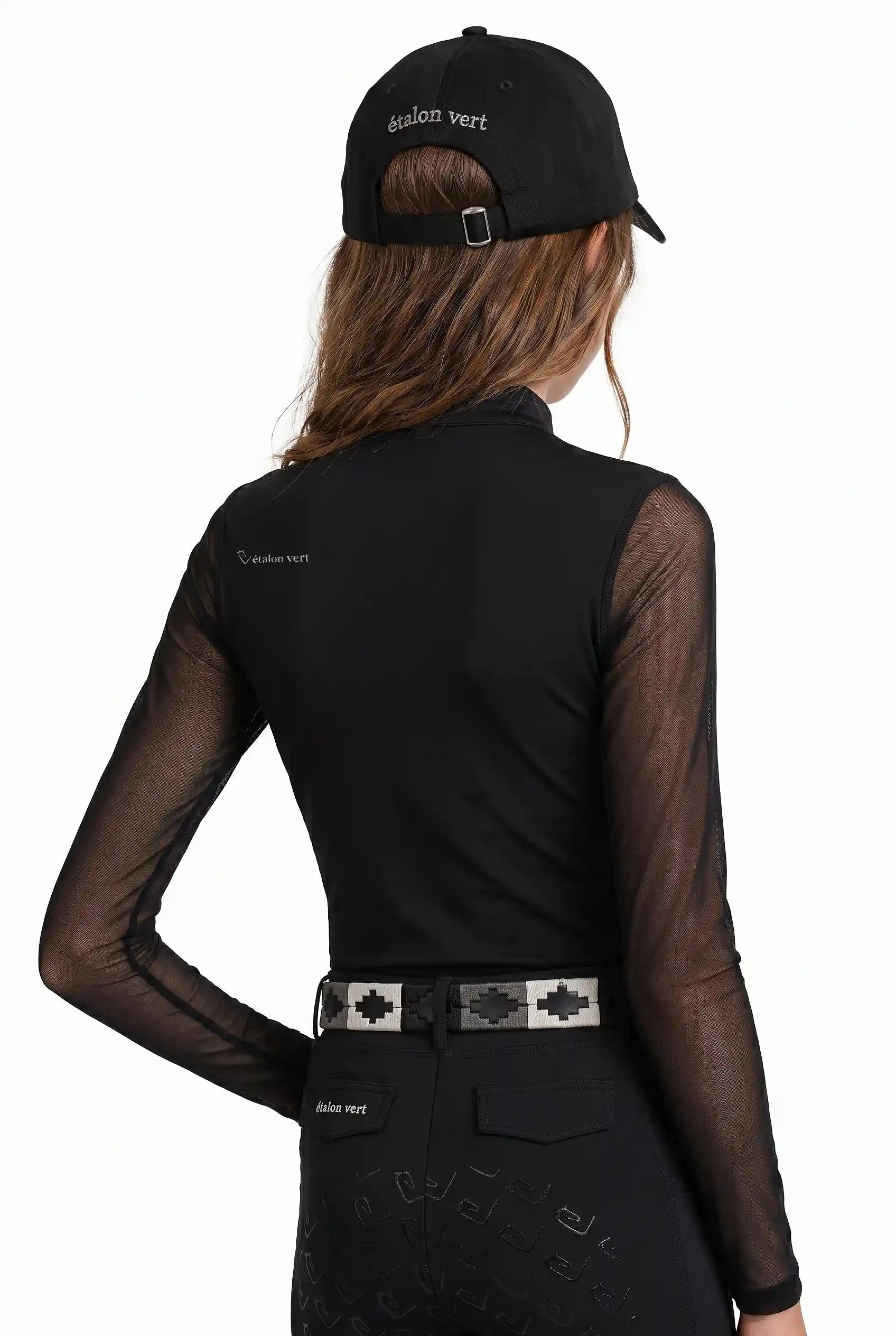Contendro functional shirt long sleeve Young Riders - Glitter Edition - Black
