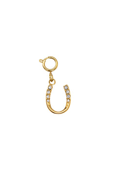 Charm - Hufeisen - Gold