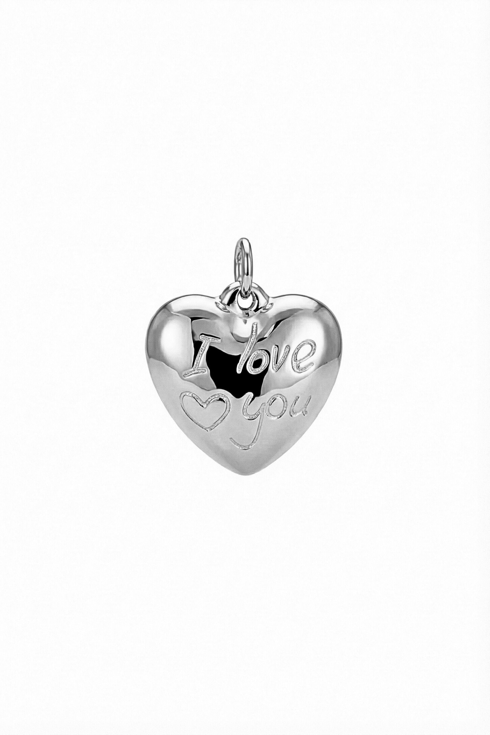 Charm - I Love You - Silver