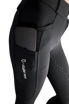 Belissimo 2.0 - Compression Reithose Vollgrip - Black