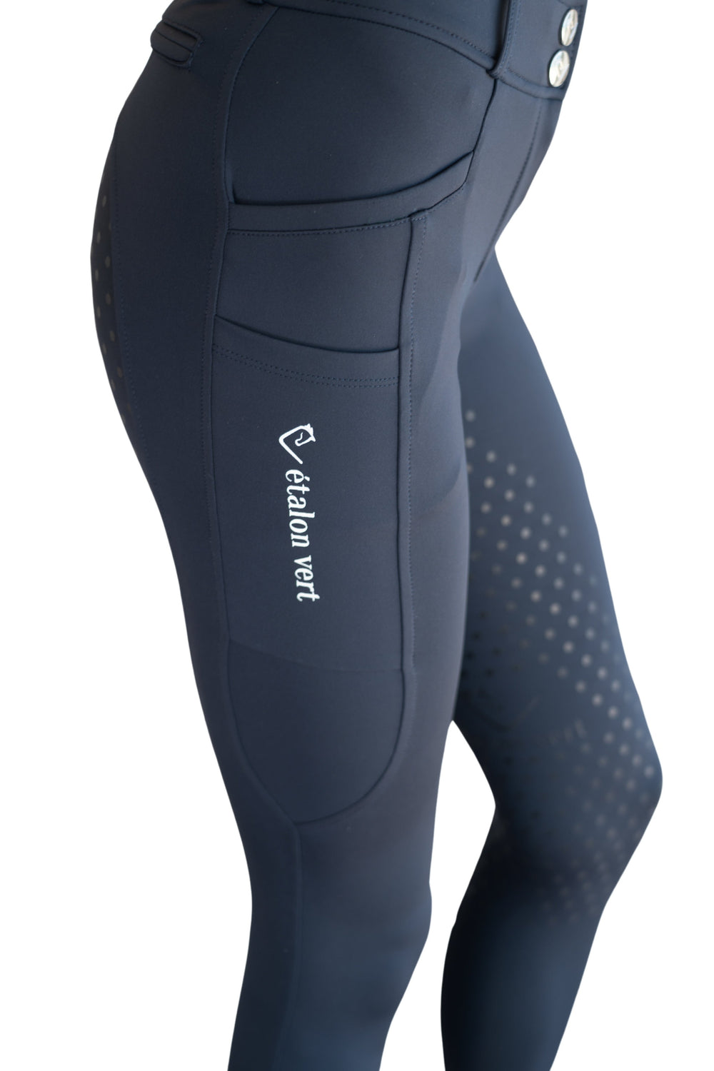 Belissimo 2.0 Reithose mit Leggings Komfort Vollgrip - Navy