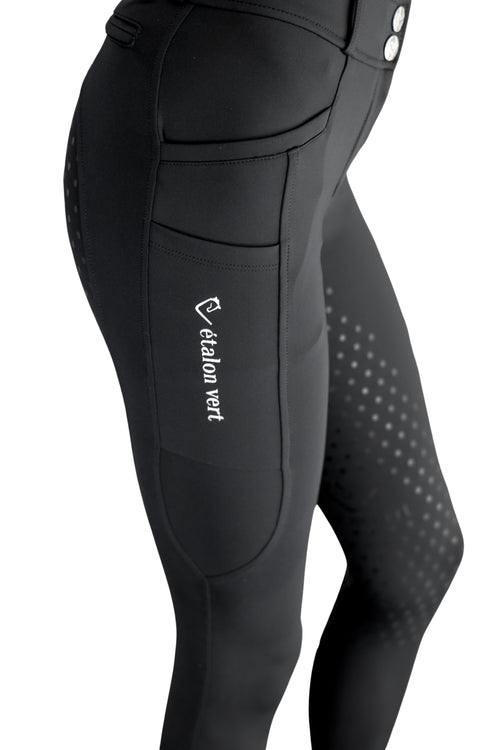 Belissimo 2.0 - Compression Reithose Vollgrip - Black