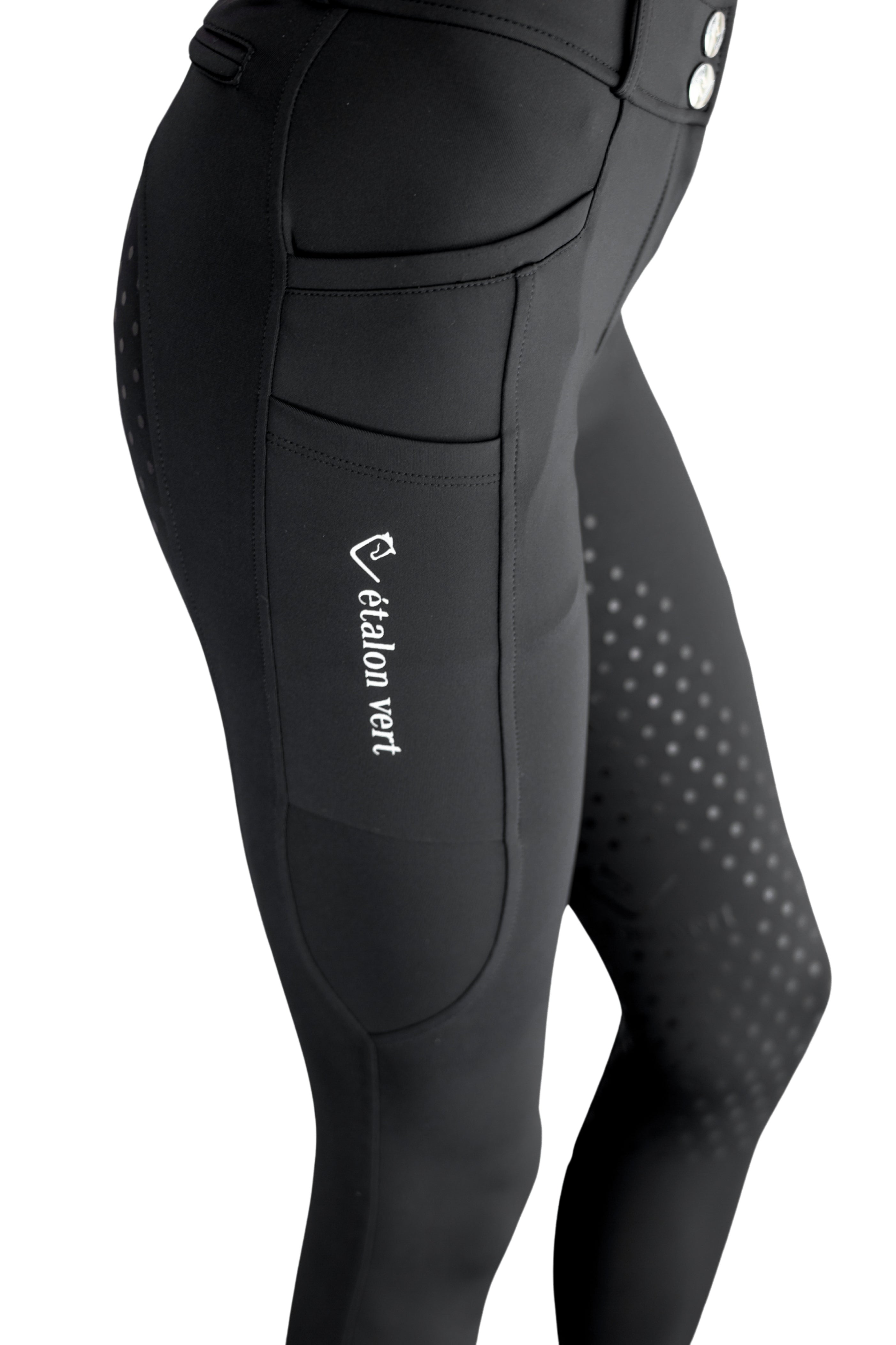 Belissimo 2.0 - Compression breeches full grip - Black