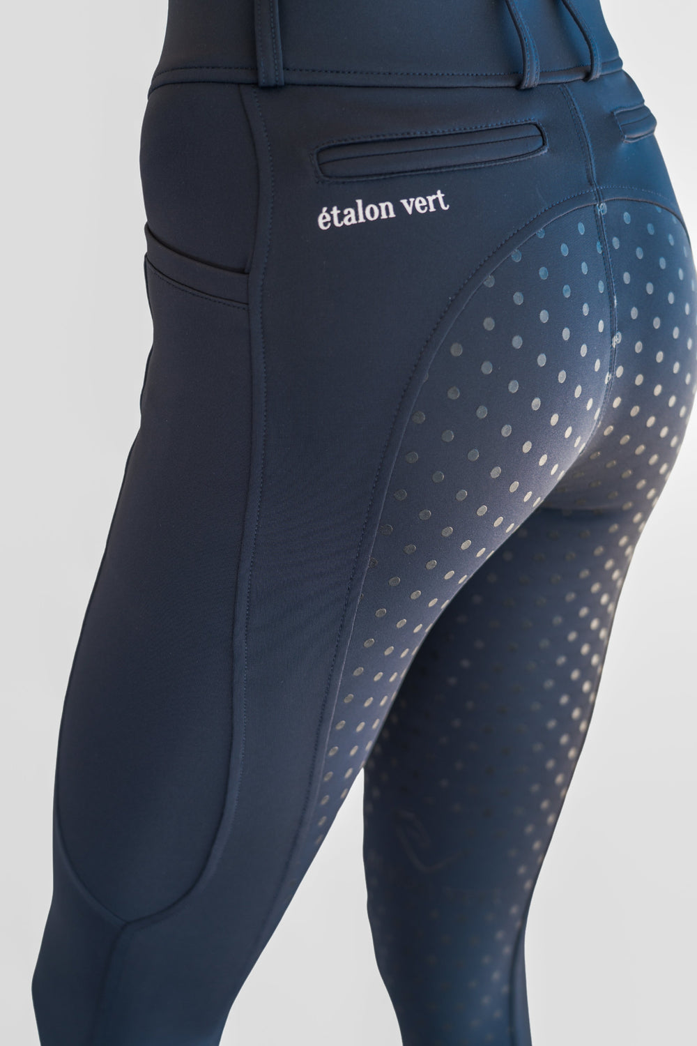 Belissimo 2.0 Reithose mit Leggings Komfort Vollgrip - Navy