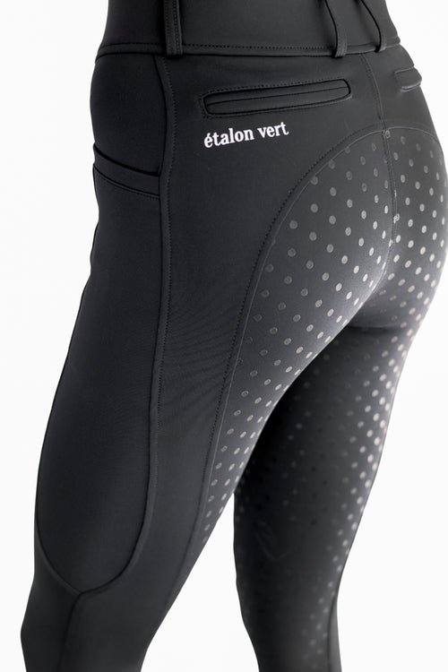 Belissimo 2.0 - Compression Reithose Vollgrip - Black