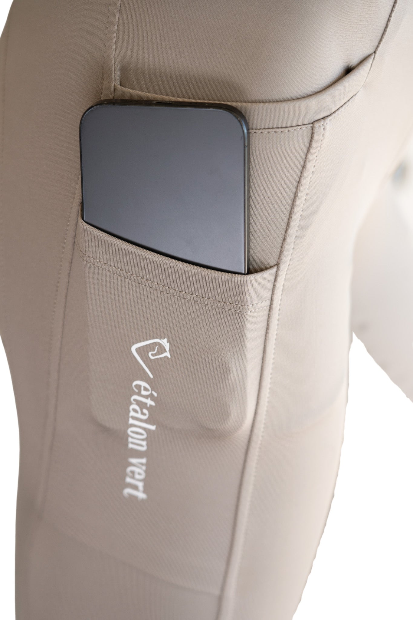 Pantalon d'équitation Belissimo 2.0 avec genouillère - taupe