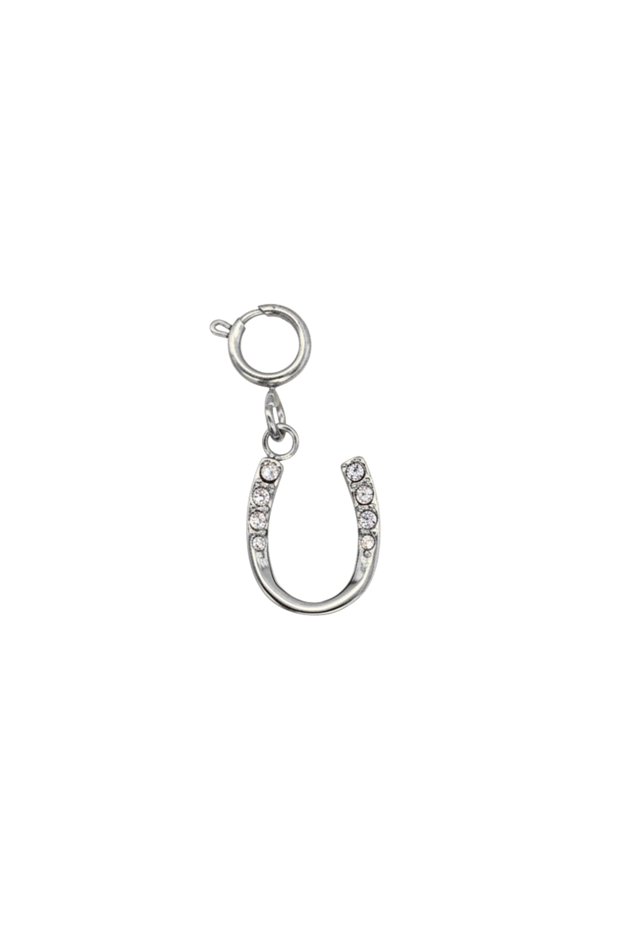 Charm - Hufeisen - Silver