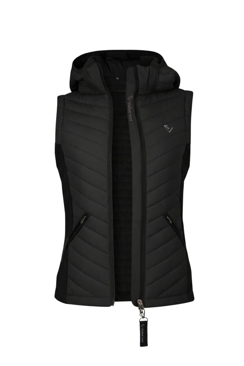 Quilted vest Cassini 2.0 Young Riders - Black
