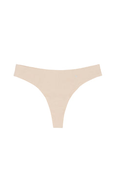 Equestrian seamless Tanga - Beige - 3 Pack