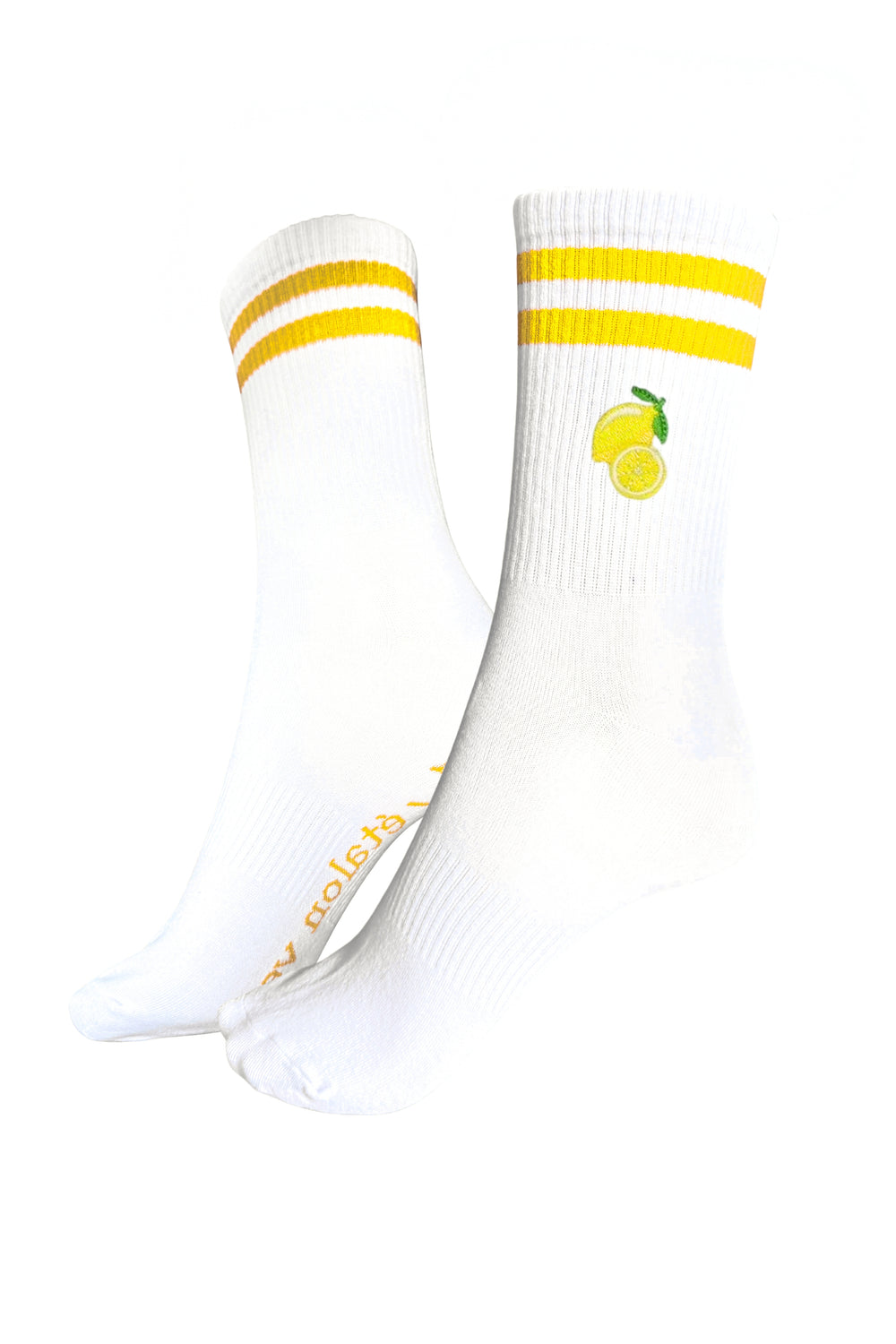 Sports socks - lemon icon