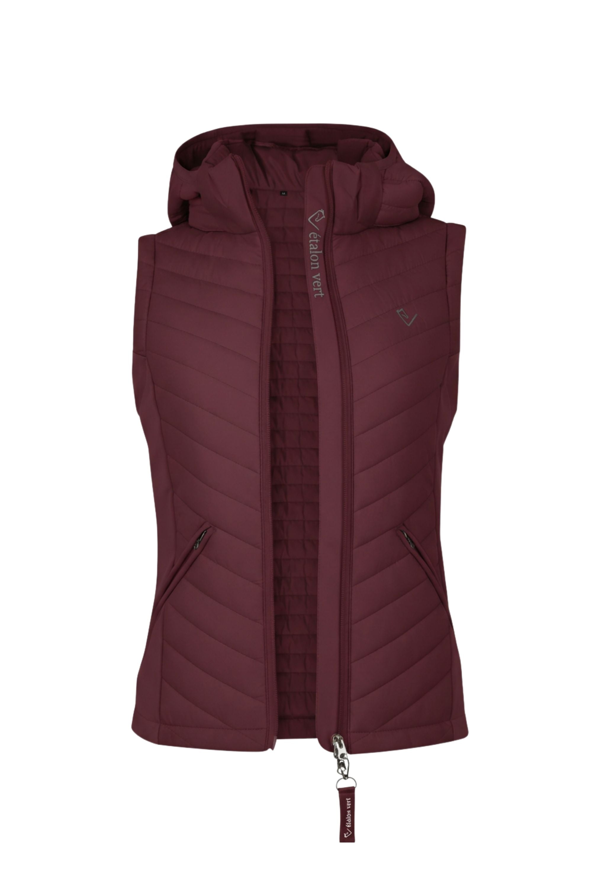 Quilted vest Cassini 2.0 - Burgundy