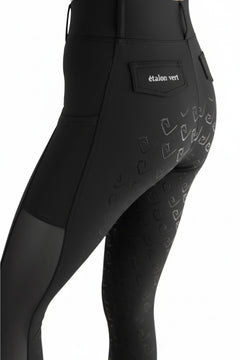 Chacco 2.0 - Leggings Fullgrip - Mesh Summer Edition - Black - Young Riders