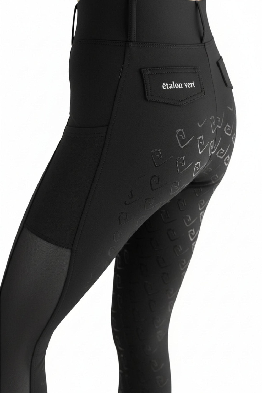 Chacco 2.0 - Fullgrip Leggings - Mesh Summer Edition - Black - Young Riders