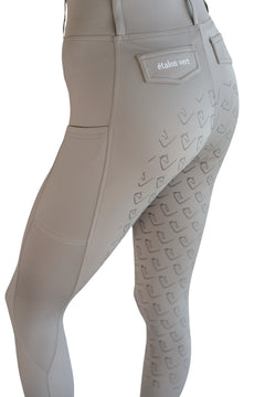 Chacco 2.0 - Compression Leggings Fullgrip - Taupe