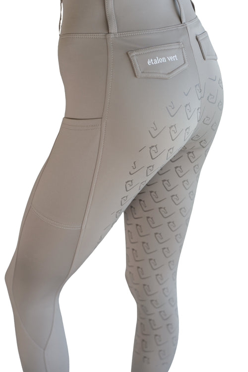 Chacco 2.0 - Compression Leggings Fullgrip - Taupe