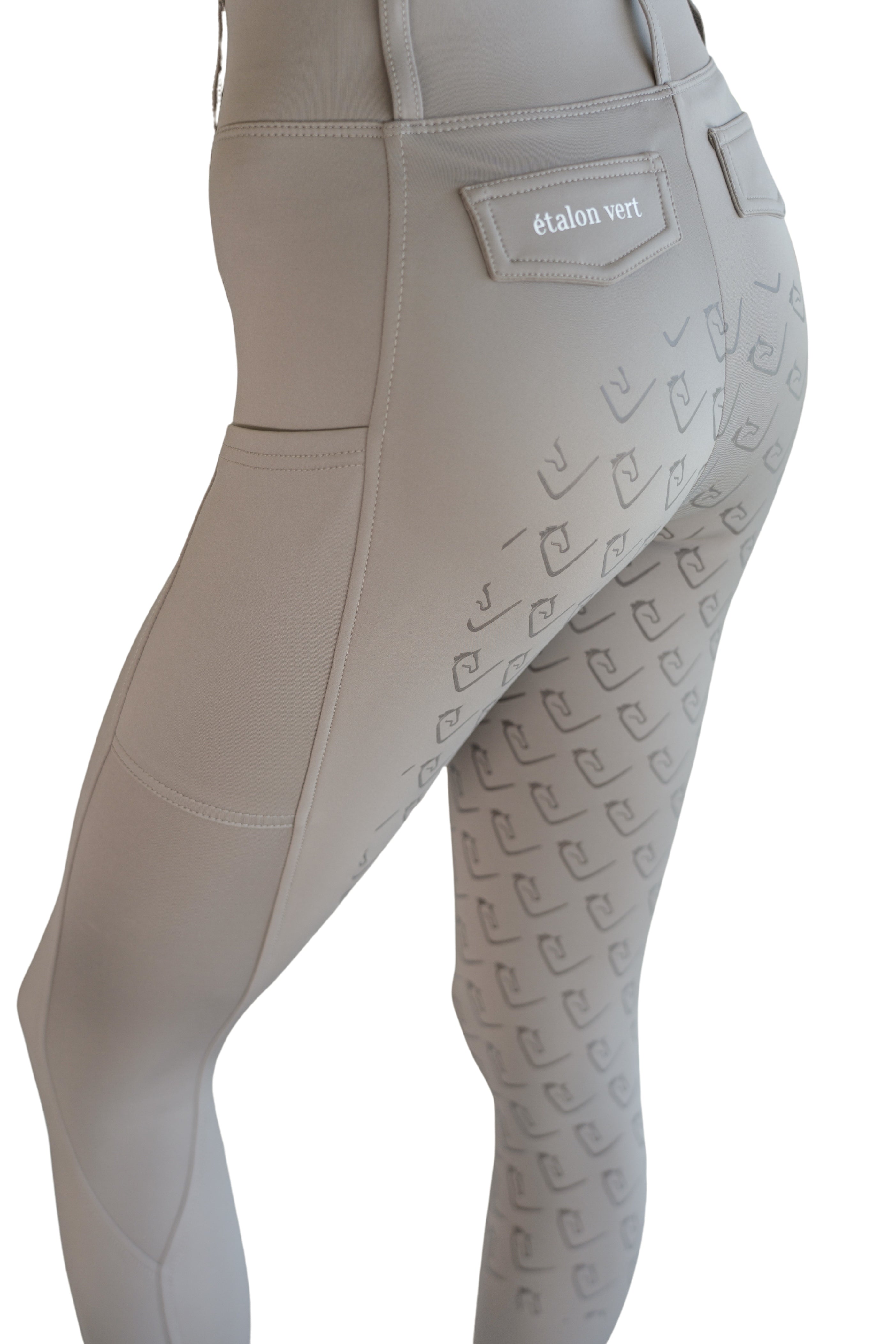Chacco 2.0 - Compression Leggings Fullgrip - Taupe