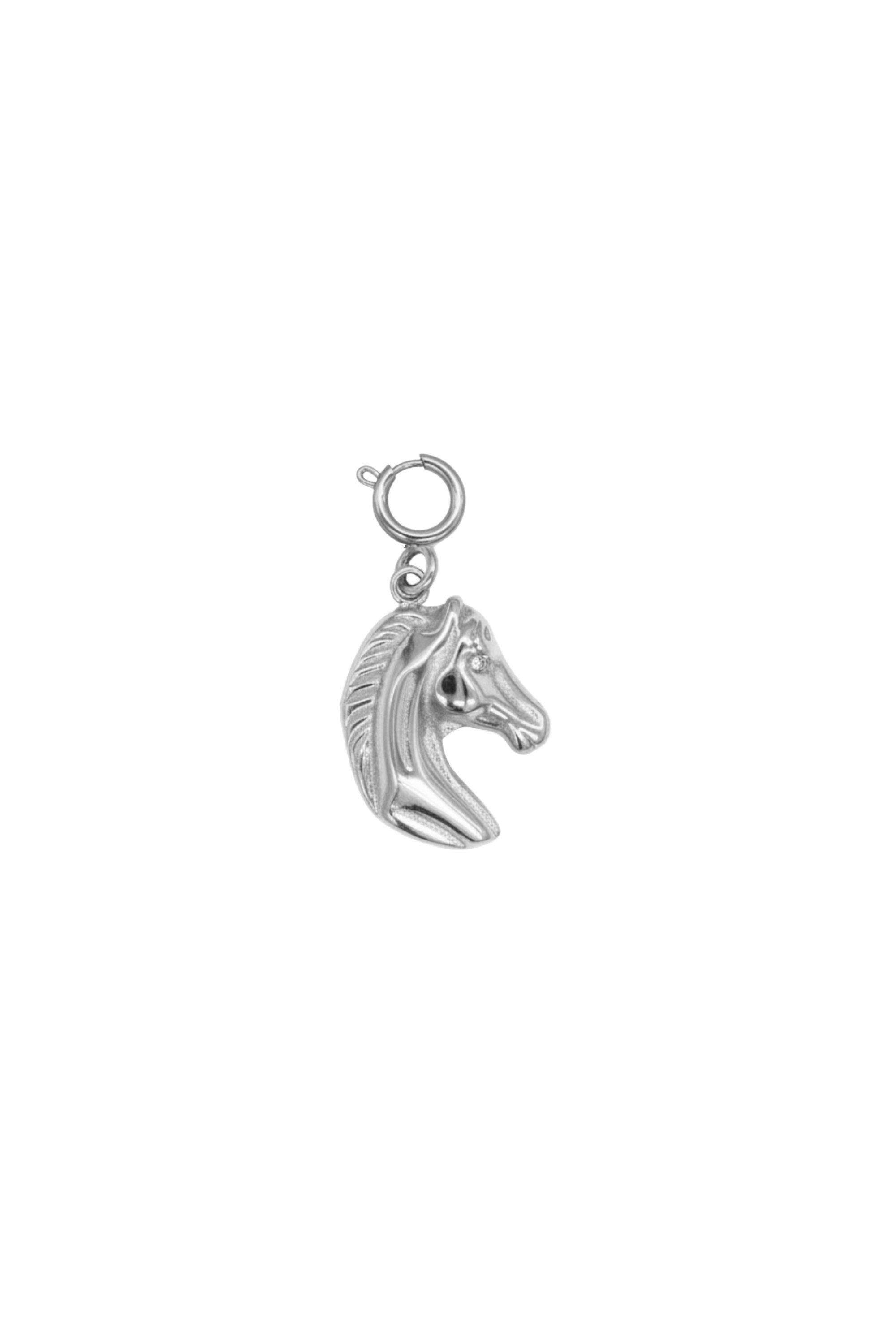 Charm - Cabeza de caballo - Plata