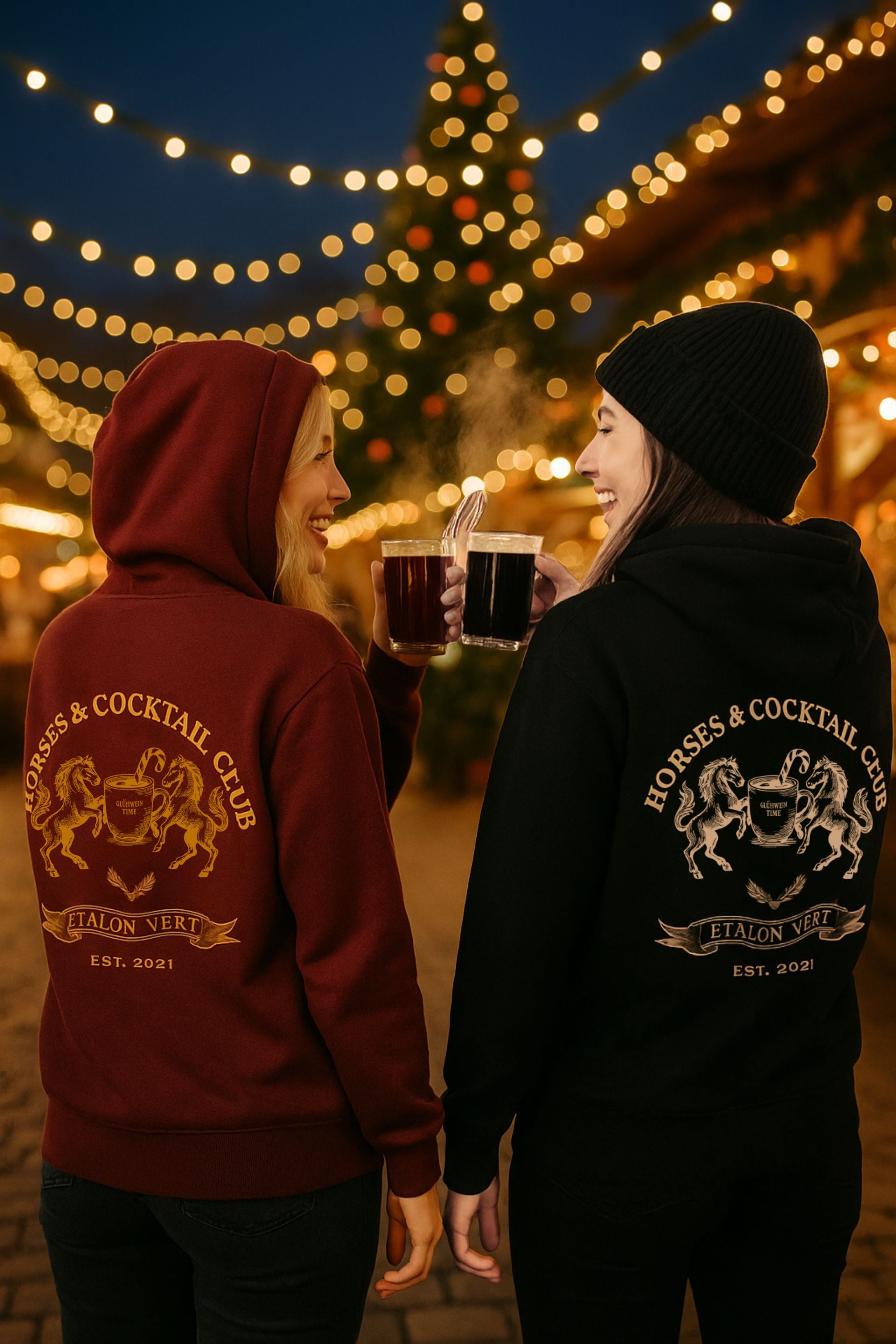 Pharos 2.0 Oversize Fit Hoodie - Glühwein Editie - Zwart