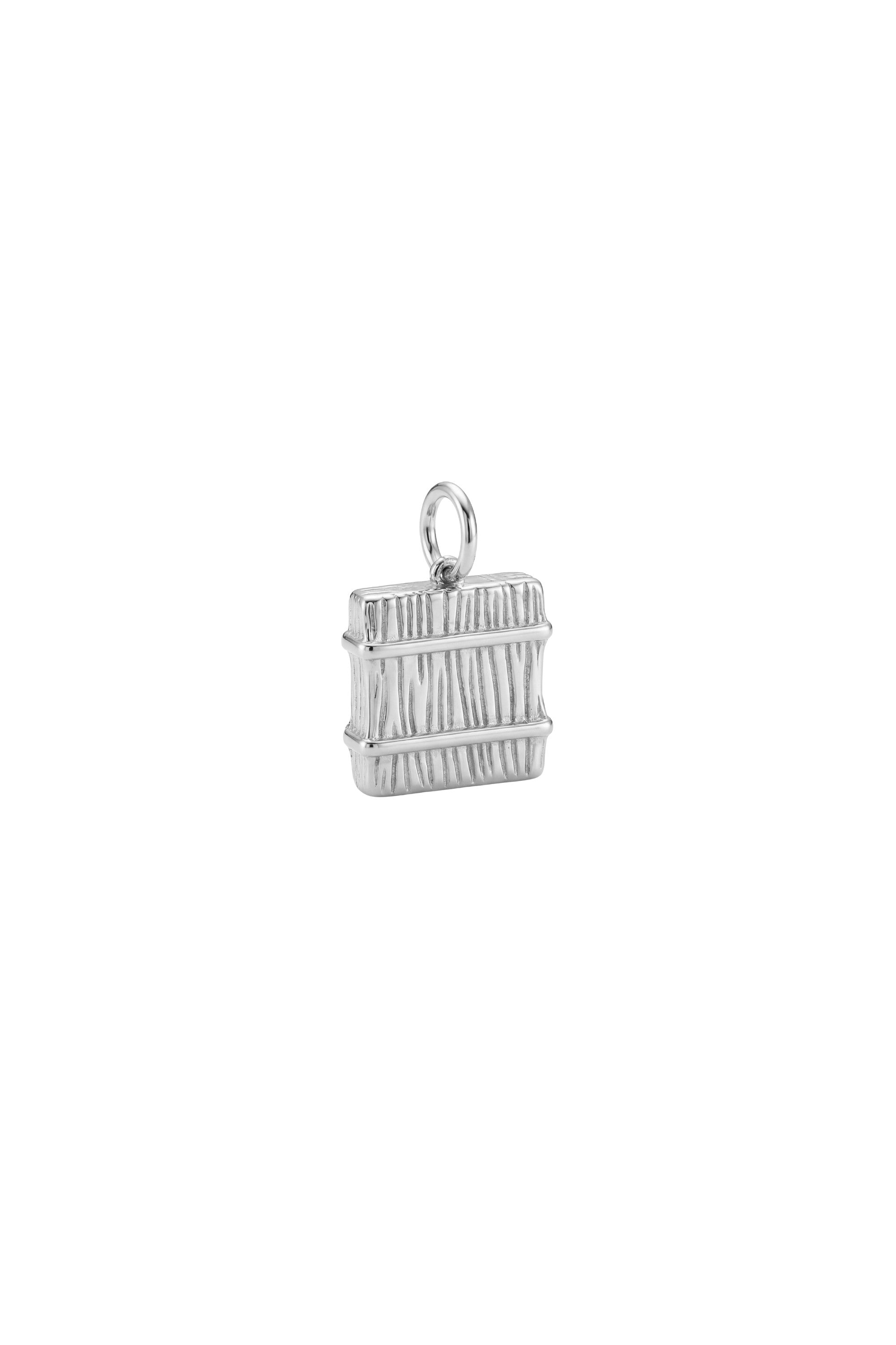 Halskette - Charm - Heu - Silber