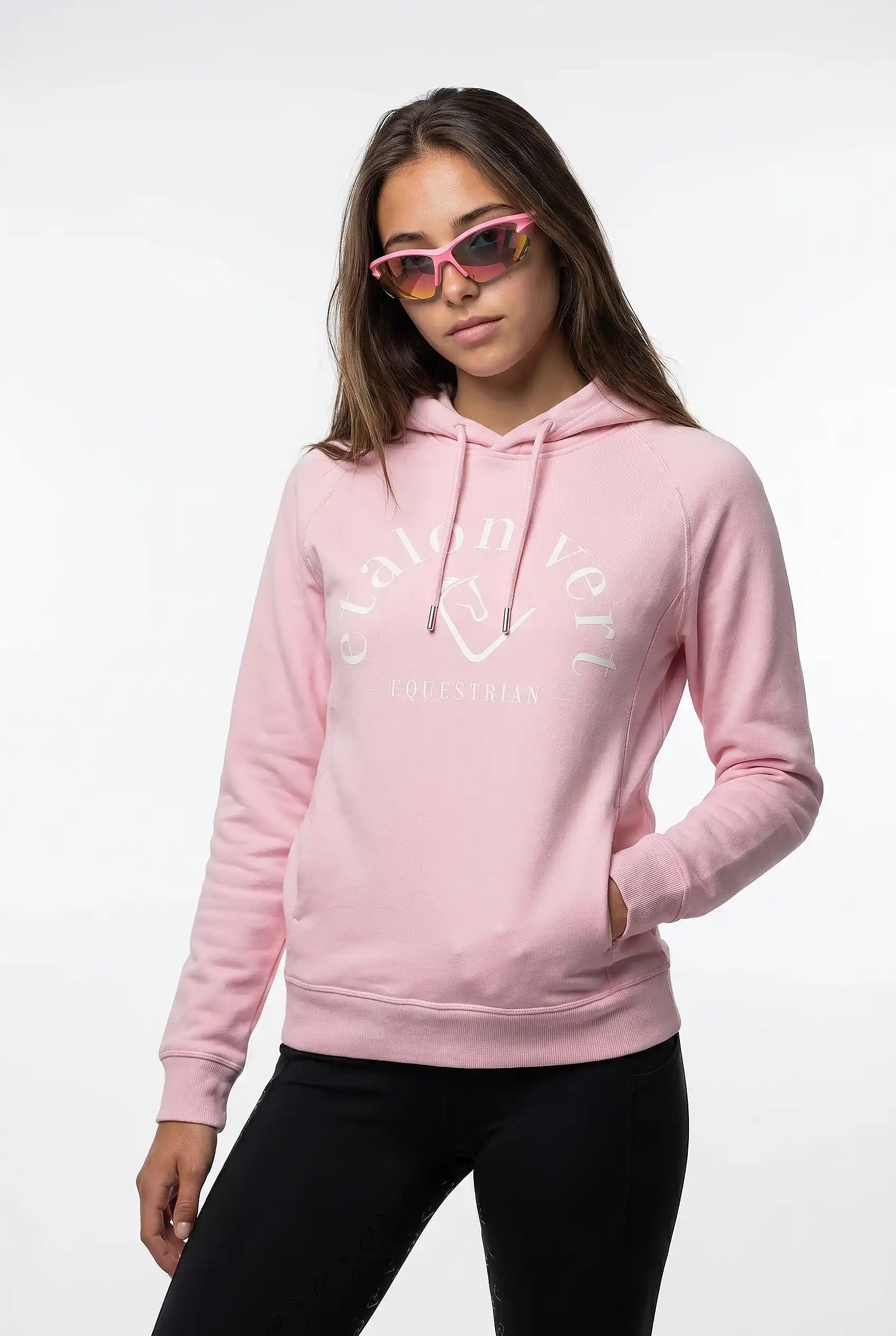 Sweat à capuche Quaterback - Rose bonbon