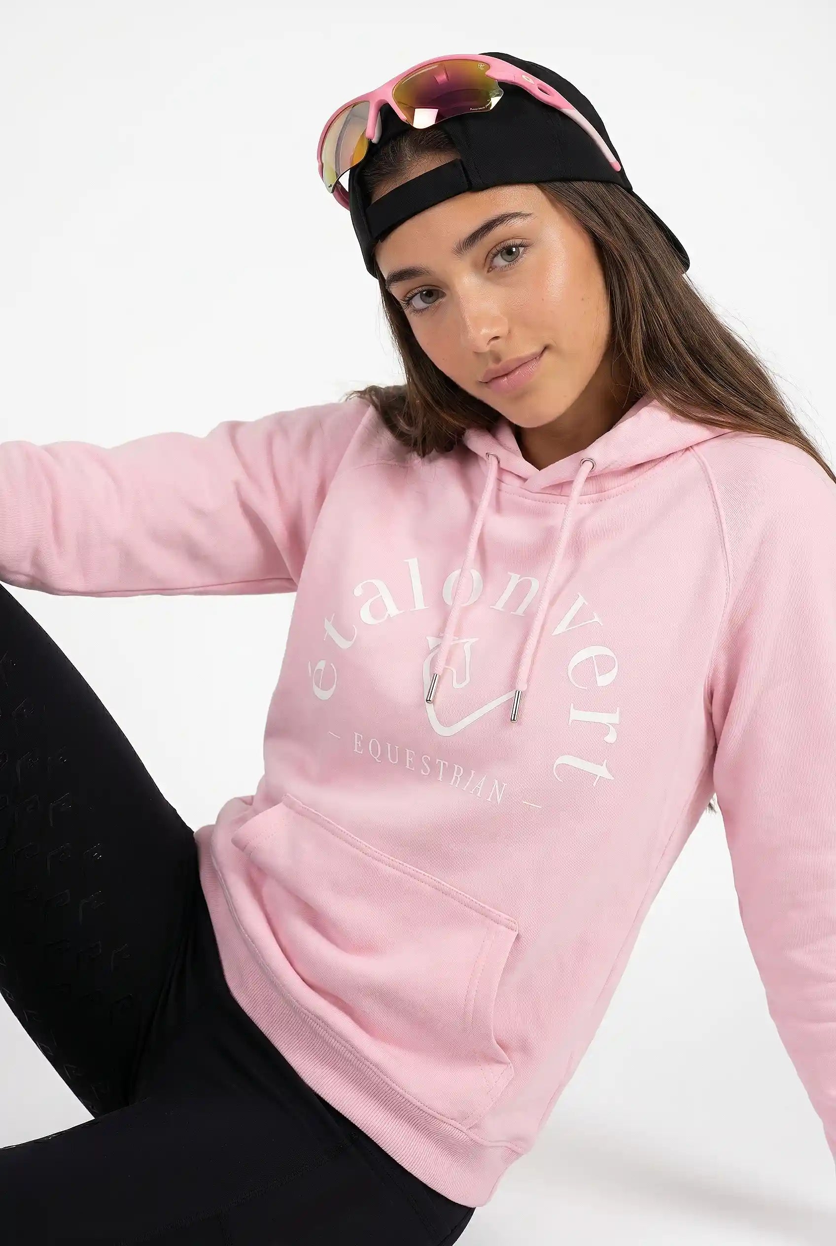 Sweat à capuche Quaterback - Rose bonbon