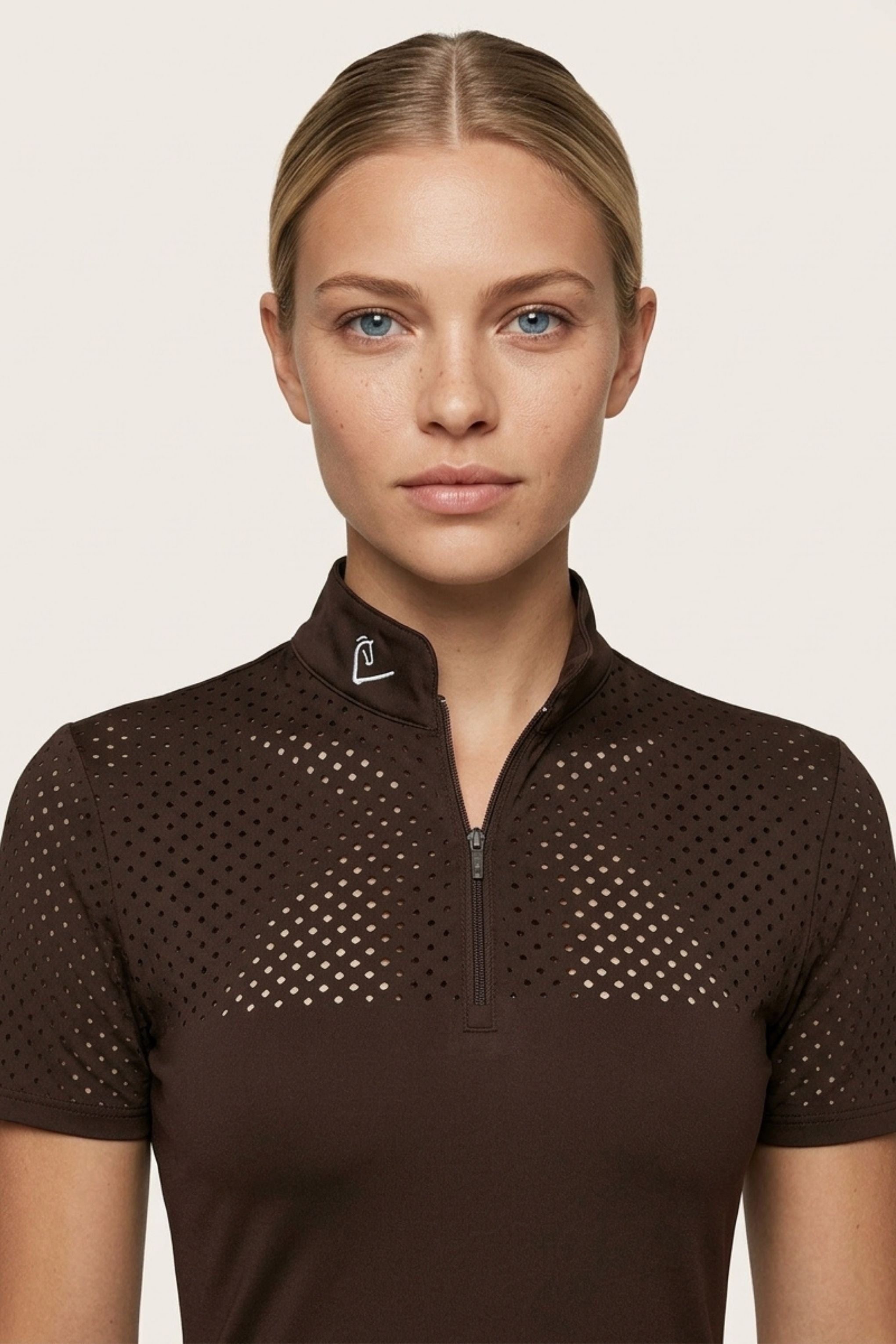 Funktionsshirt Star Gold Kurzarm perforiert - Brown