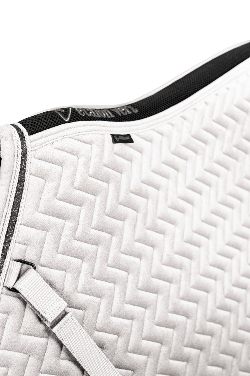 Jumping Saddle Pad - White Velvet